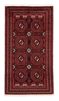 Alfombra de pasillo Alfombra Belutsch - 193 x 102 cm - rojo oscuro