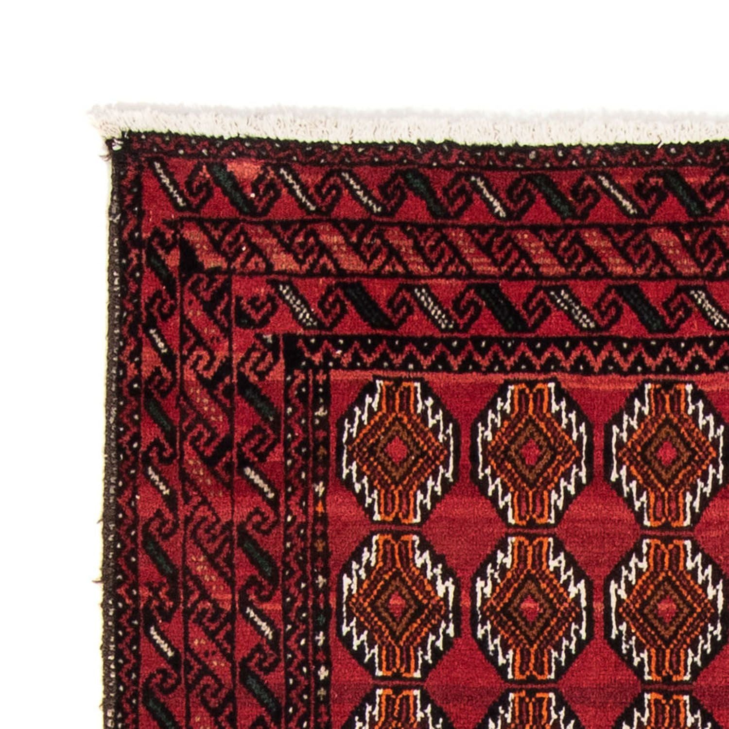 Alfombra de pasillo Alfombra Belutsch - 186 x 104 cm - rojo