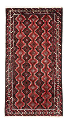 Alfombra de pasillo Alfombra Belutsch - 199 x 107 cm - rojo
