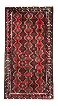 Alfombra de pasillo Alfombra Belutsch - 199 x 107 cm - rojo