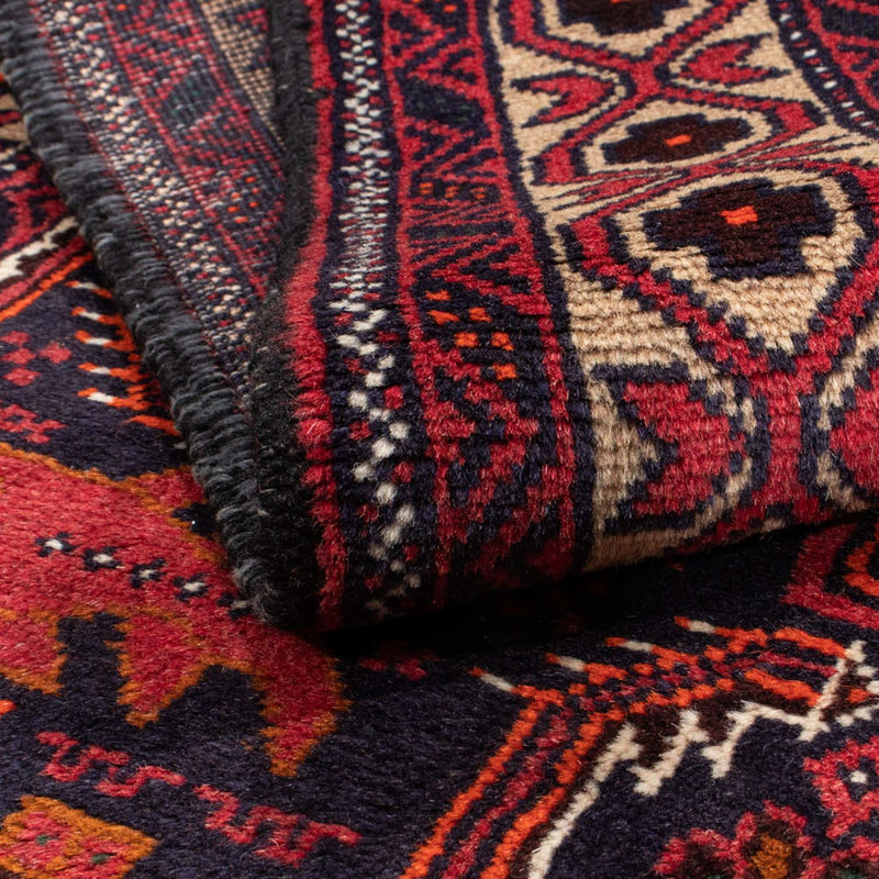 Alfombra de pasillo Alfombra Belutsch - 195 x 106 cm - rojo