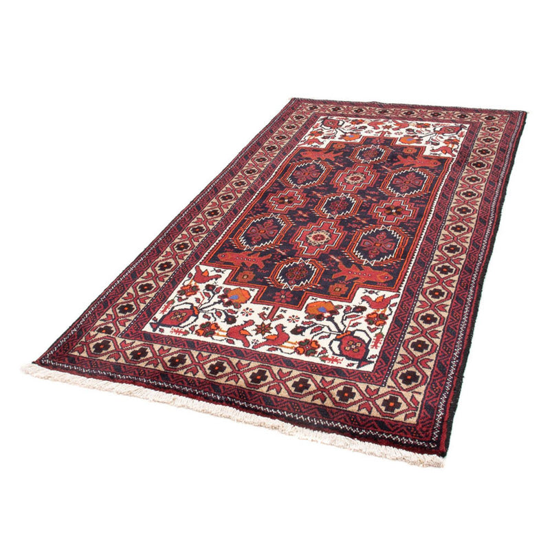 Alfombra de pasillo Alfombra Belutsch - 195 x 106 cm - rojo
