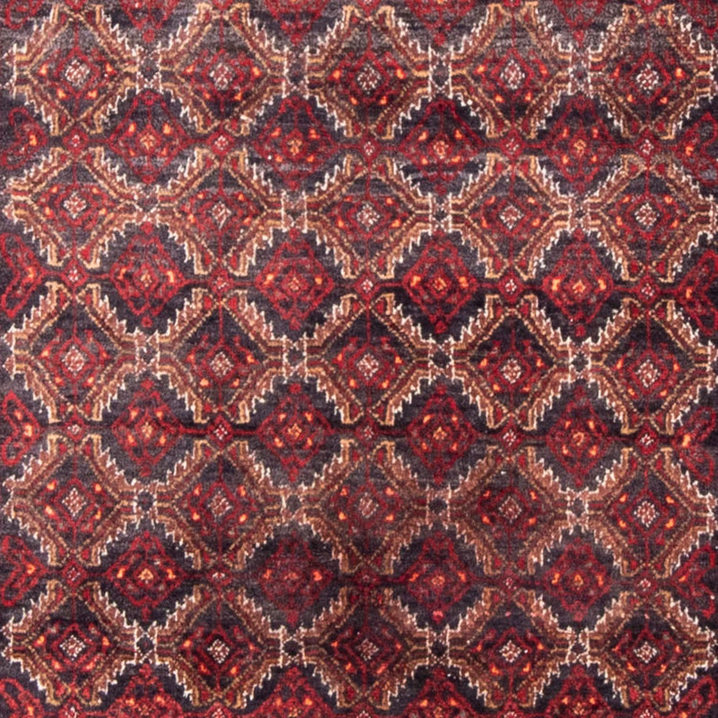 Alfombra de pasillo Alfombra Belutsch - 206 x 107 cm - rojo