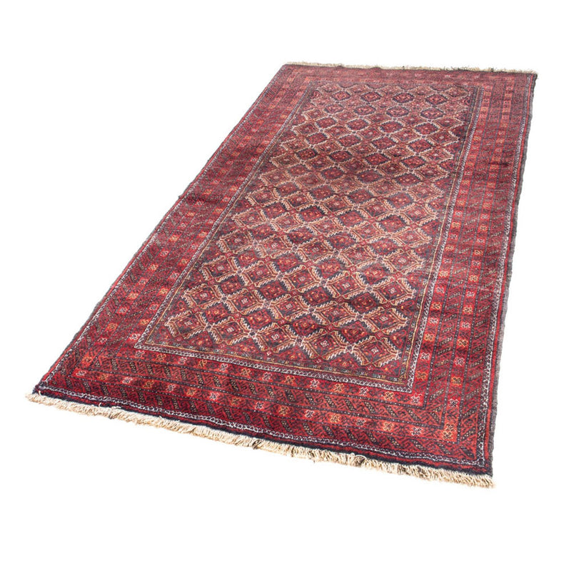 Alfombra de pasillo Alfombra Belutsch - 206 x 107 cm - rojo