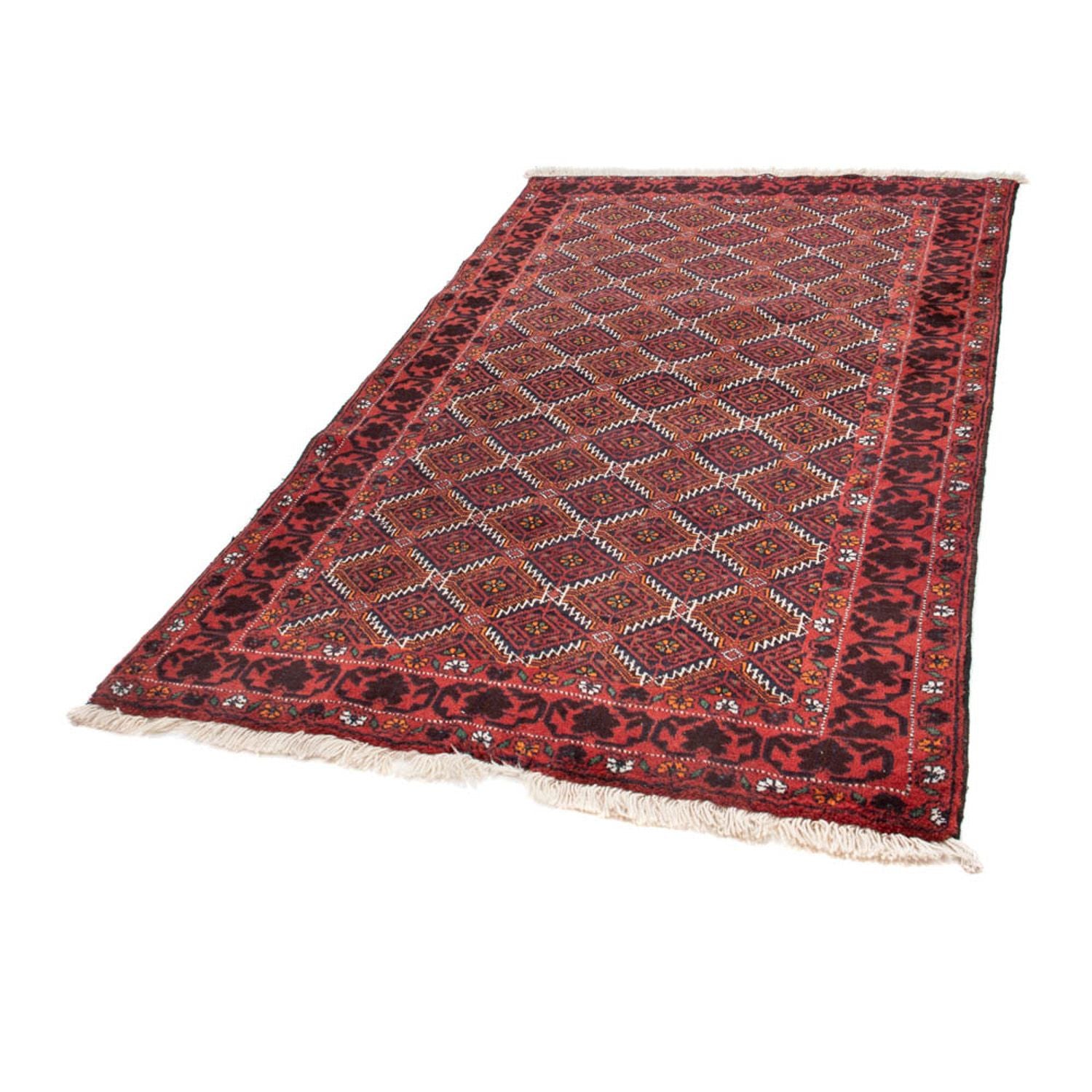 Alfombra Belutsch - 189 x 113 cm - rojo