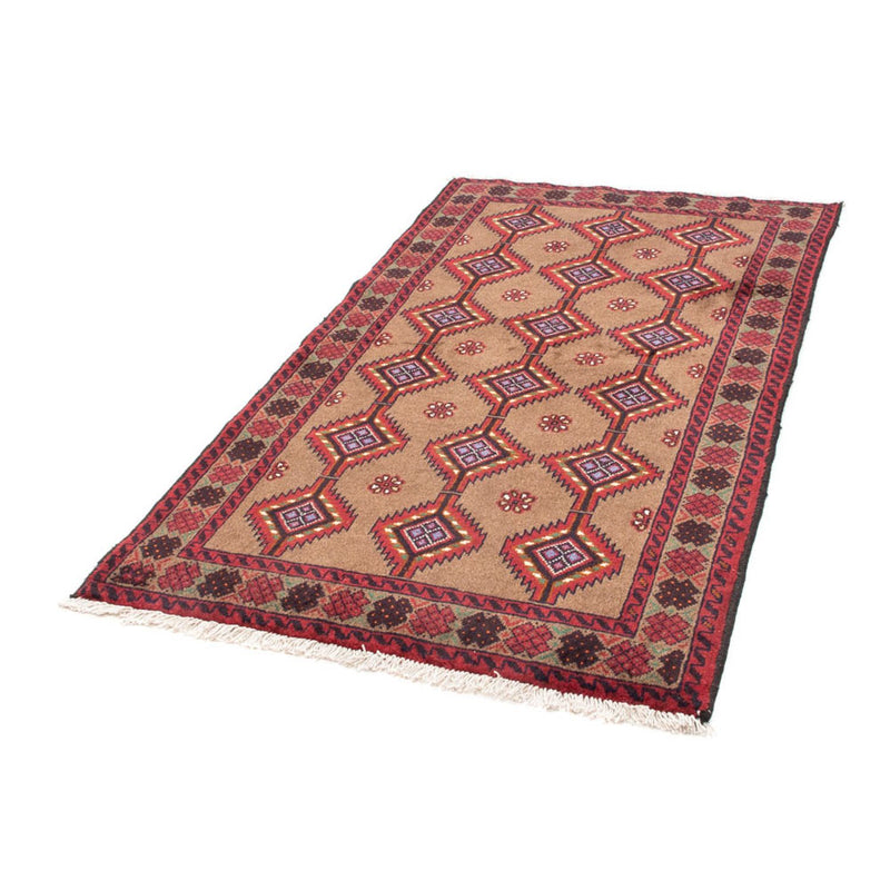 Alfombra de pasillo Alfombra Belutsch - 179 x 101 cm - rojo