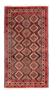 Alfombra Belutsch - 153 x 83 cm - rojo