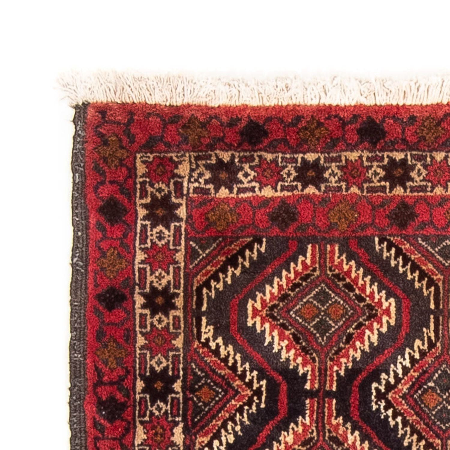 Alfombra Belutsch - 153 x 83 cm - rojo