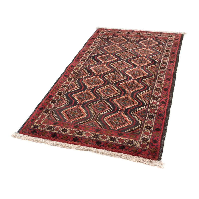 Alfombra Belutsch - 153 x 83 cm - rojo