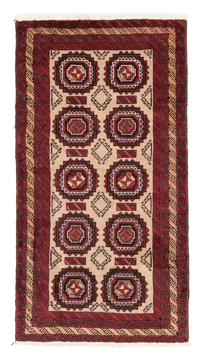 Alfombra de pasillo Alfombra Belutsch - 195 x 104 cm - beige