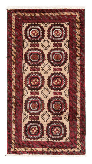 Alfombra de pasillo Alfombra Belutsch - 195 x 104 cm - beige