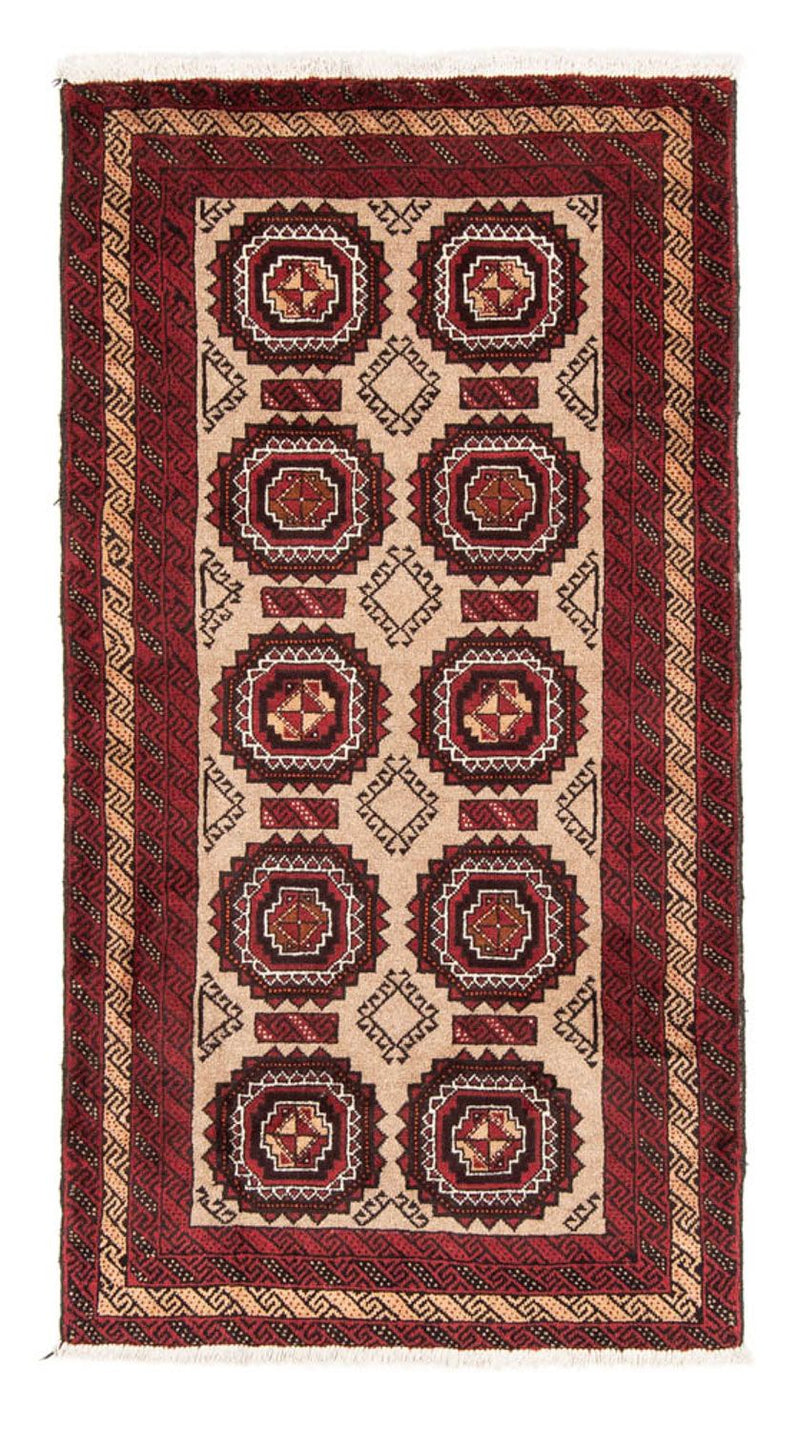 Alfombra de pasillo Alfombra Belutsch - 195 x 104 cm - beige