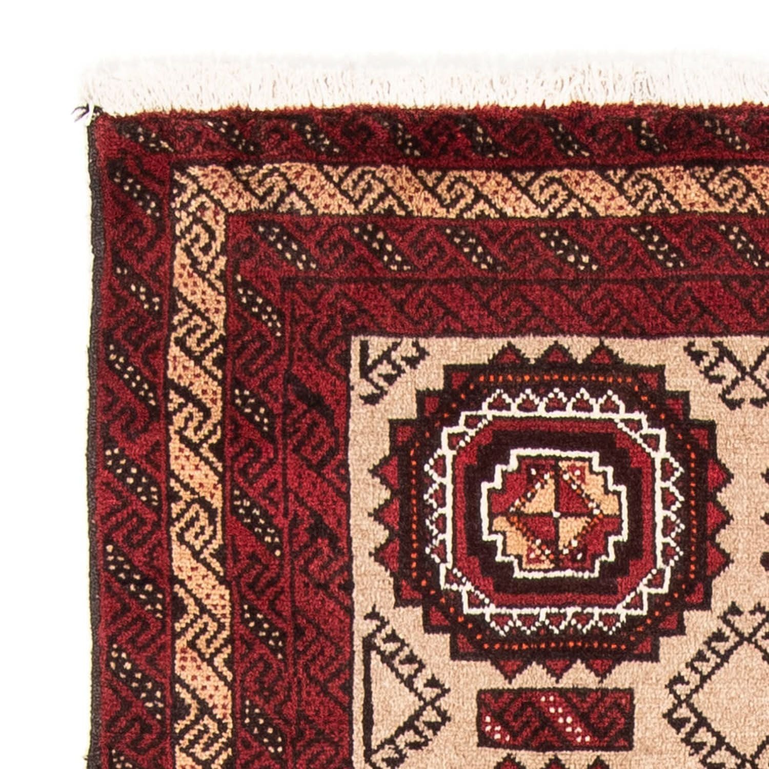 Alfombra de pasillo Alfombra Belutsch - 195 x 104 cm - beige