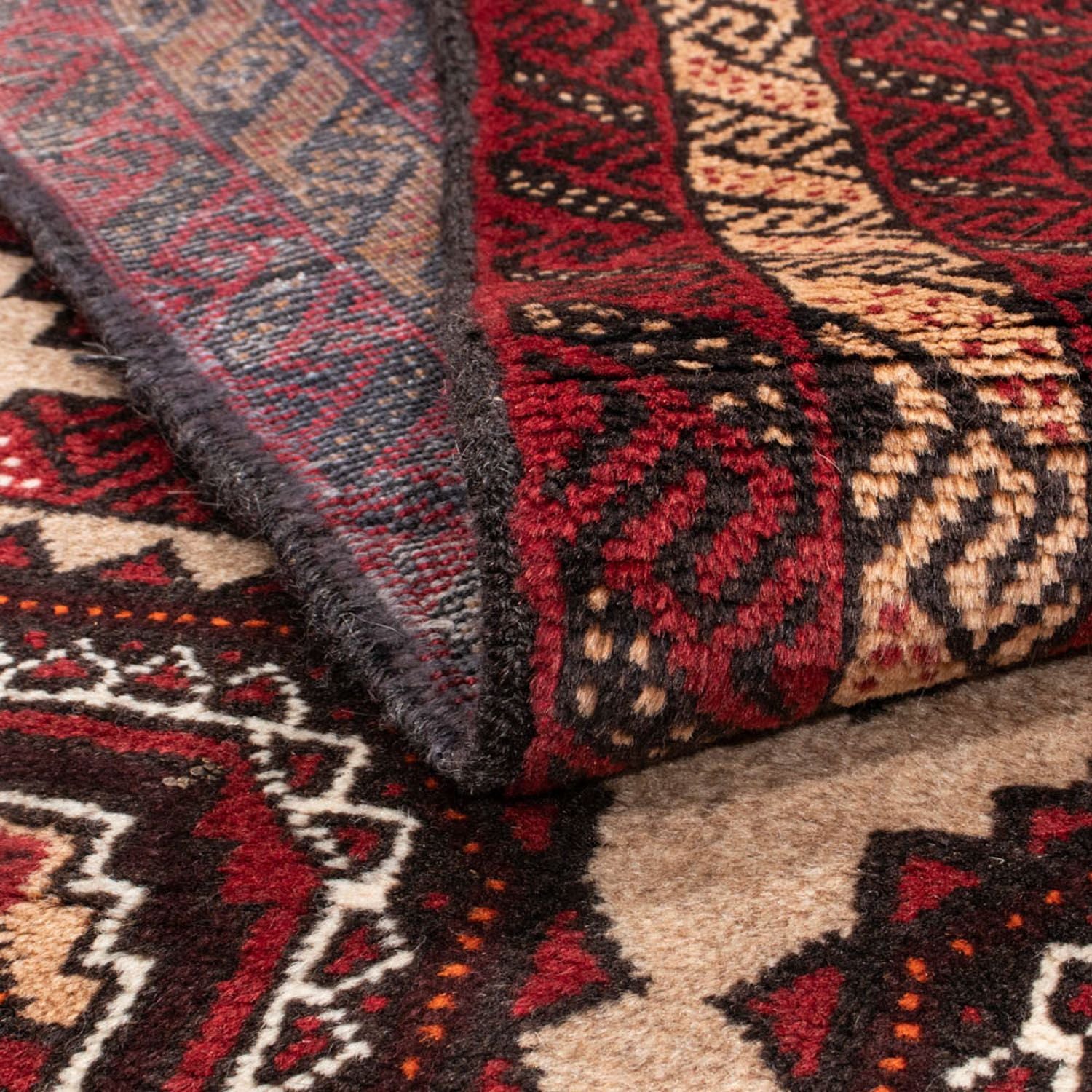 Alfombra de pasillo Alfombra Belutsch - 195 x 104 cm - beige