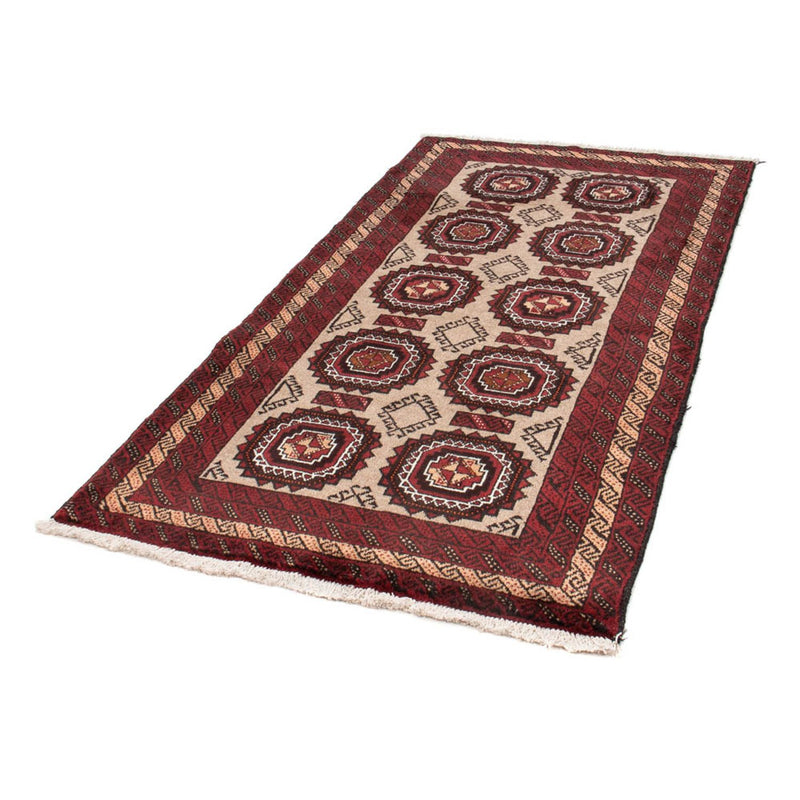 Alfombra de pasillo Alfombra Belutsch - 195 x 104 cm - beige