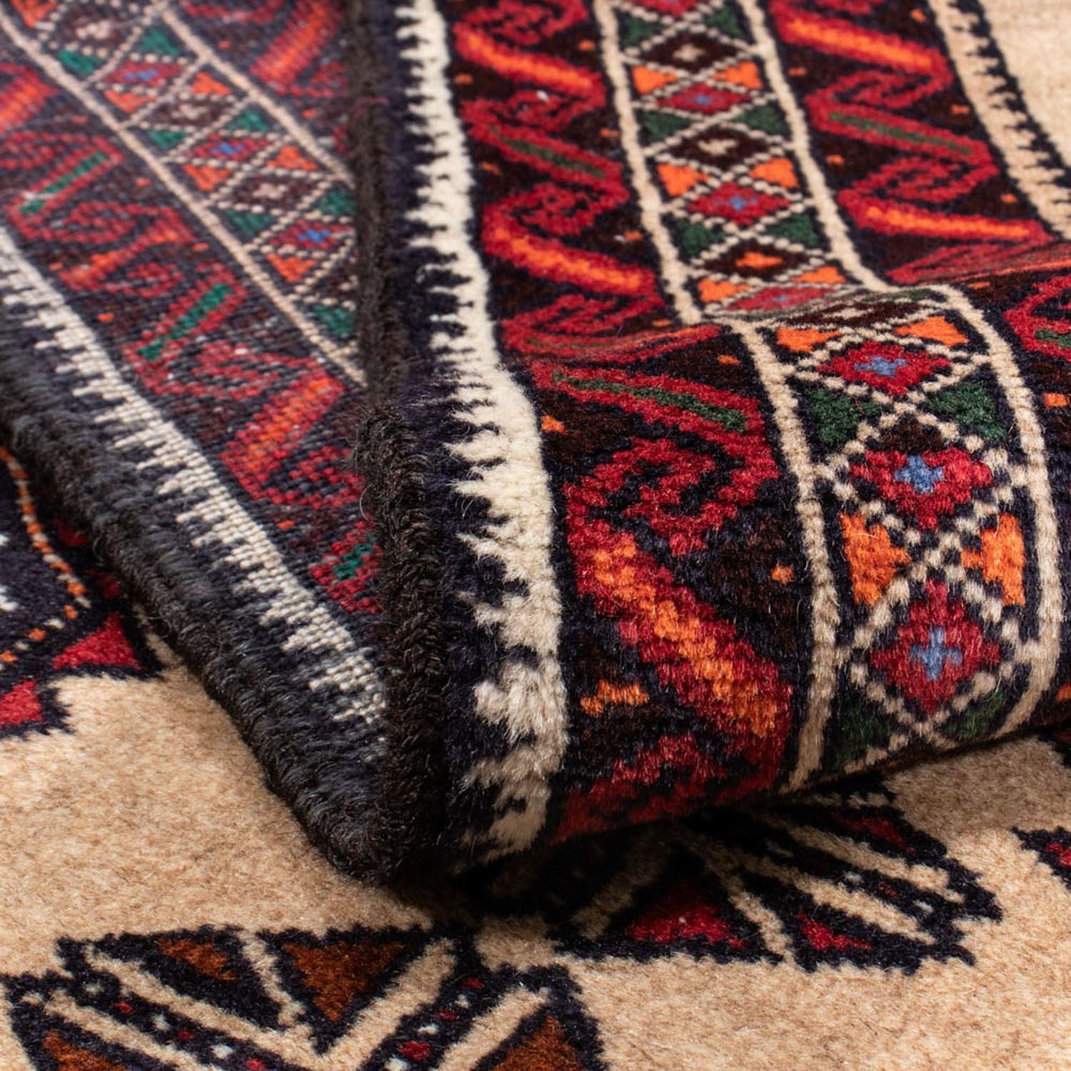 Alfombra Belutsch - 189 x 108 cm - beige