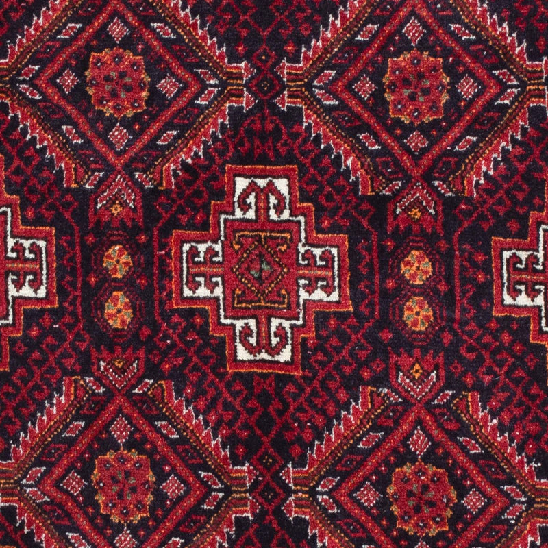 Alfombra Belutsch - 164 x 87 cm - rojo oscuro