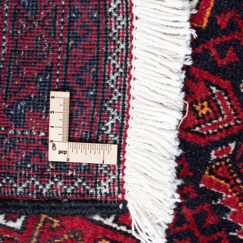 Alfombra Belutsch - 164 x 87 cm - rojo oscuro