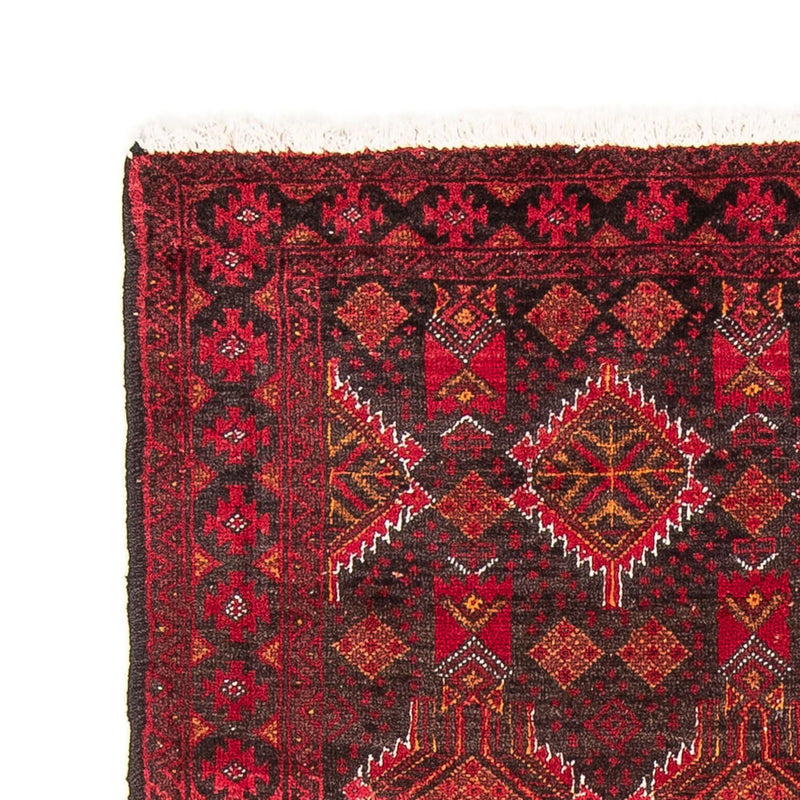Alfombra de pasillo Alfombra Belutsch - 194 x 105 cm - rojo