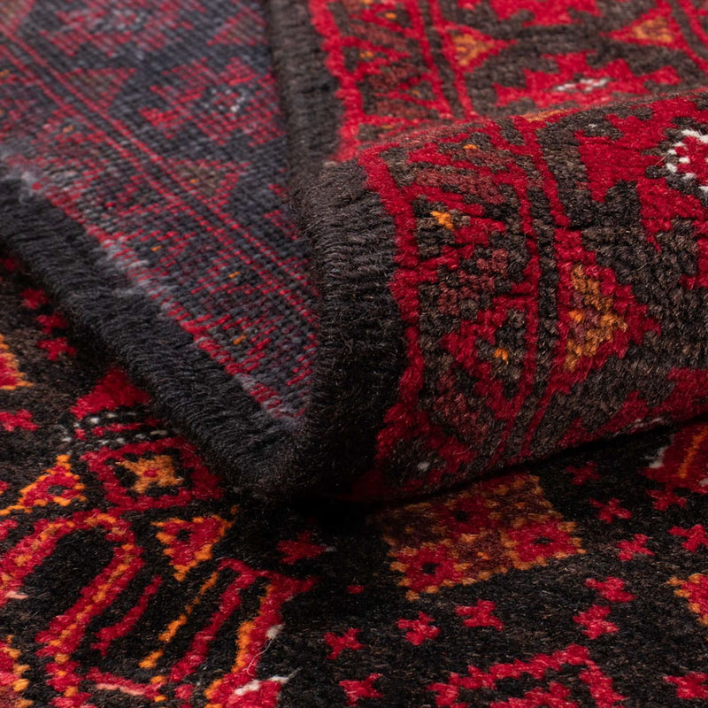 Alfombra de pasillo Alfombra Belutsch - 194 x 105 cm - rojo