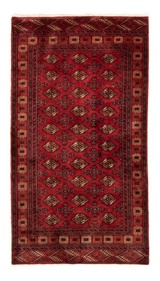 Alfombra de pasillo Alfombra Belutsch - 197 x 108 cm - rojo oscuro
