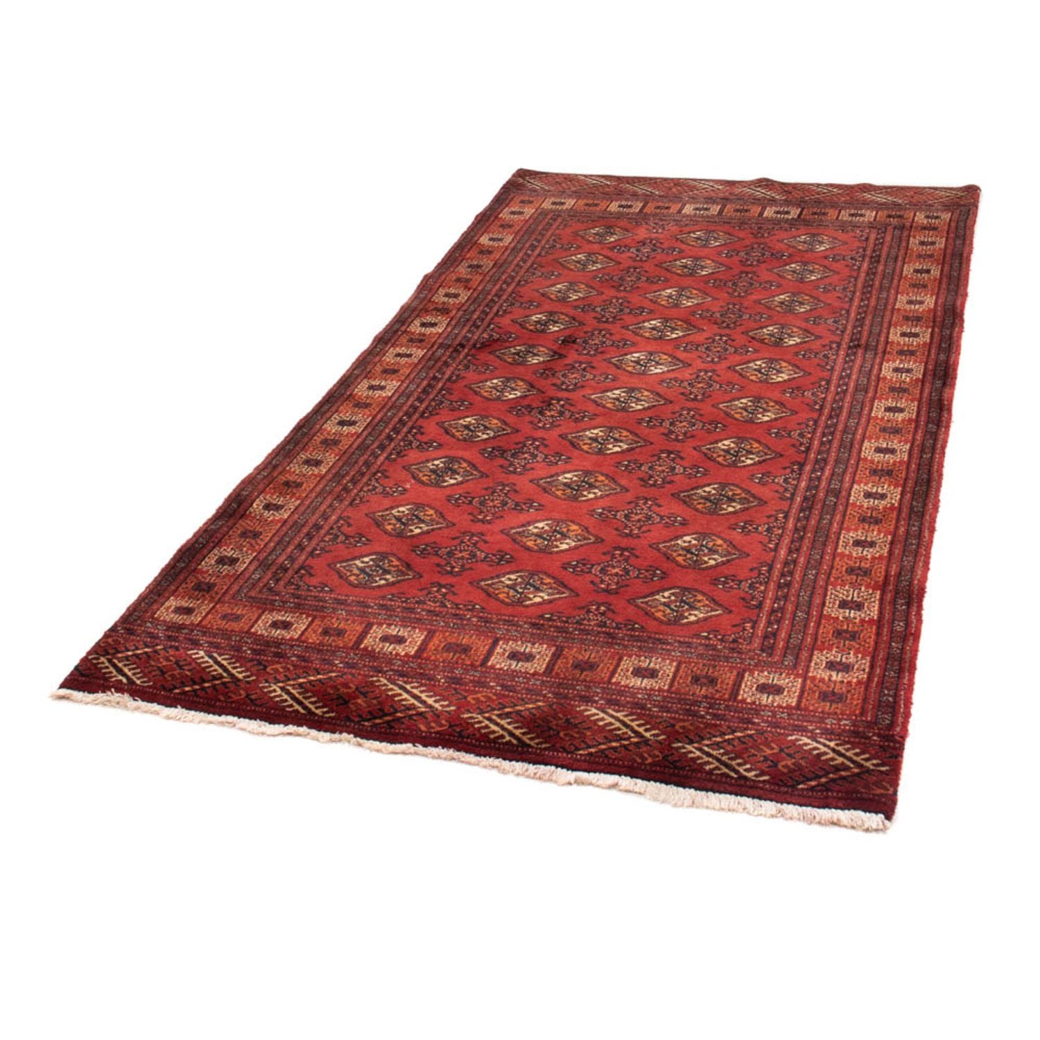 Alfombra de pasillo Alfombra Belutsch - 197 x 108 cm - rojo oscuro