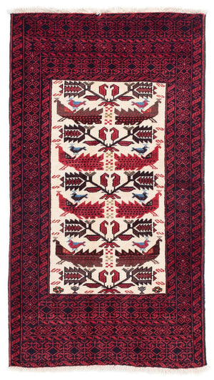 Alfombra Belutsch - 167 x 92 cm - beige