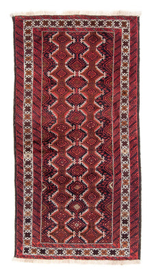 Alfombra de pasillo Alfombra Belutsch - 189 x 97 cm - rojo