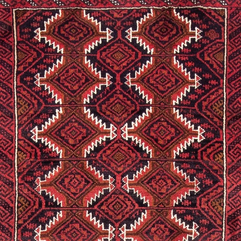 Alfombra de pasillo Alfombra Belutsch - 189 x 97 cm - rojo
