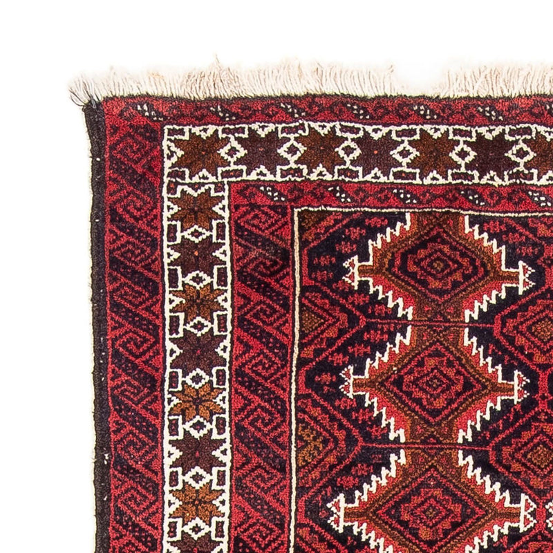 Alfombra de pasillo Alfombra Belutsch - 189 x 97 cm - rojo