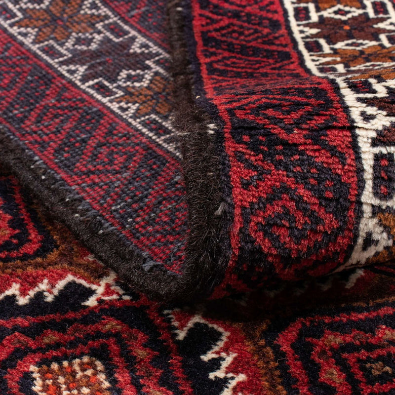 Alfombra de pasillo Alfombra Belutsch - 189 x 97 cm - rojo