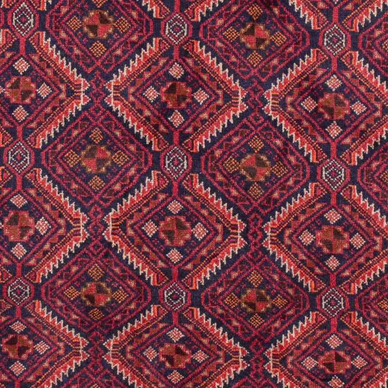 Alfombra de pasillo Alfombra Belutsch - 174 x 99 cm - rojo oscuro