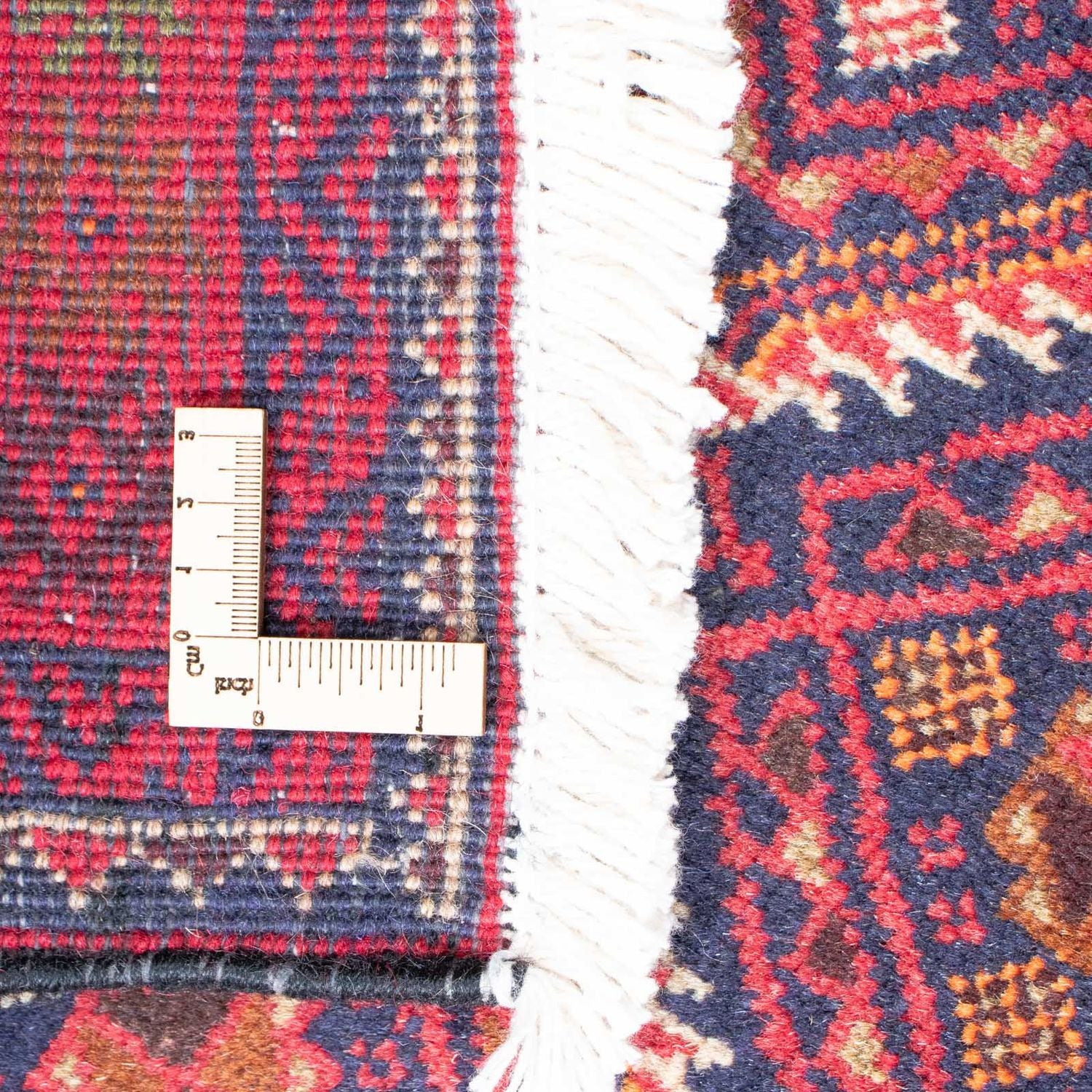 Alfombra de pasillo Alfombra Belutsch - 174 x 99 cm - rojo oscuro