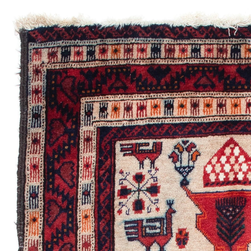 Alfombra de pasillo Alfombra Belutsch - 181 x 91 cm - beige