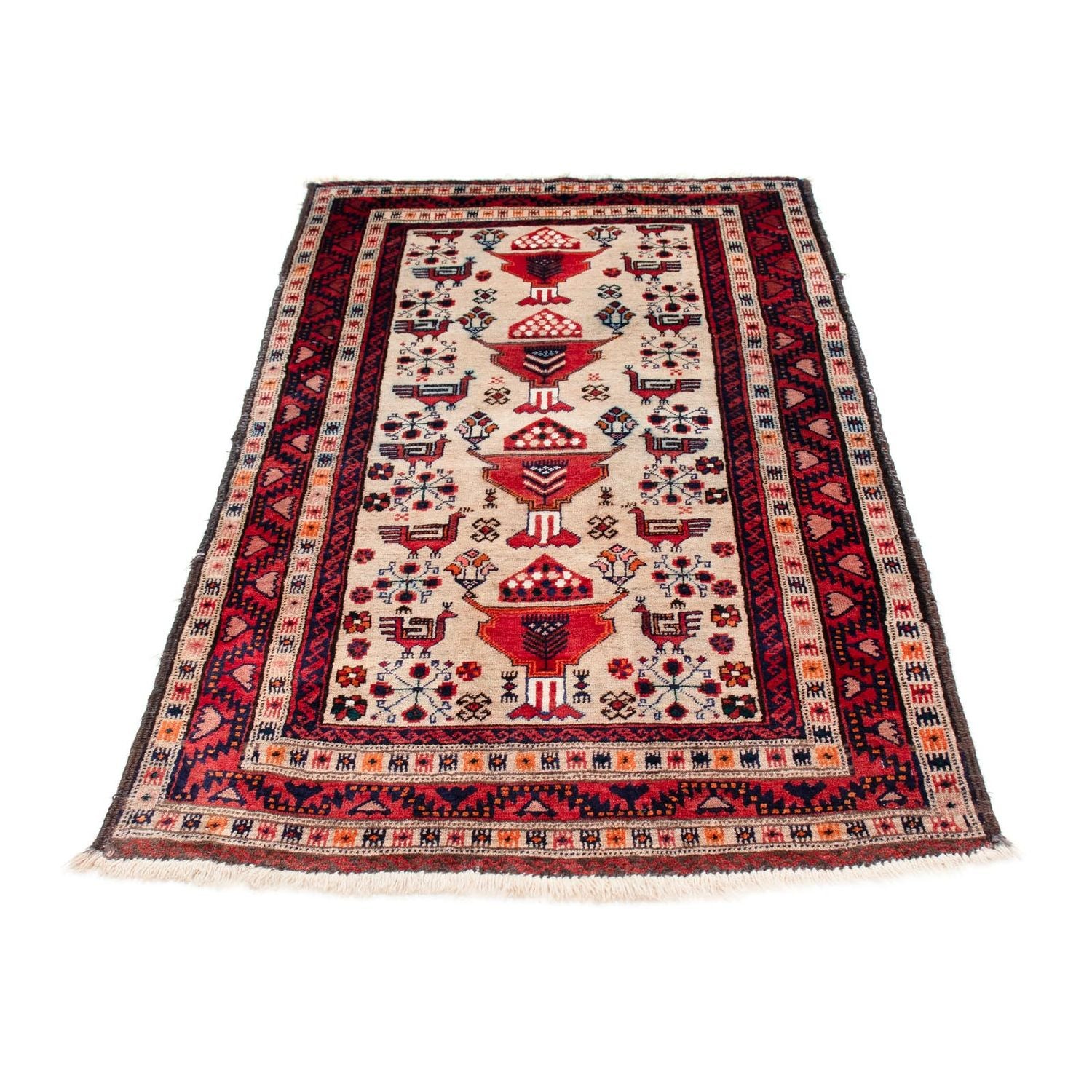 Alfombra de pasillo Alfombra Belutsch - 181 x 91 cm - beige