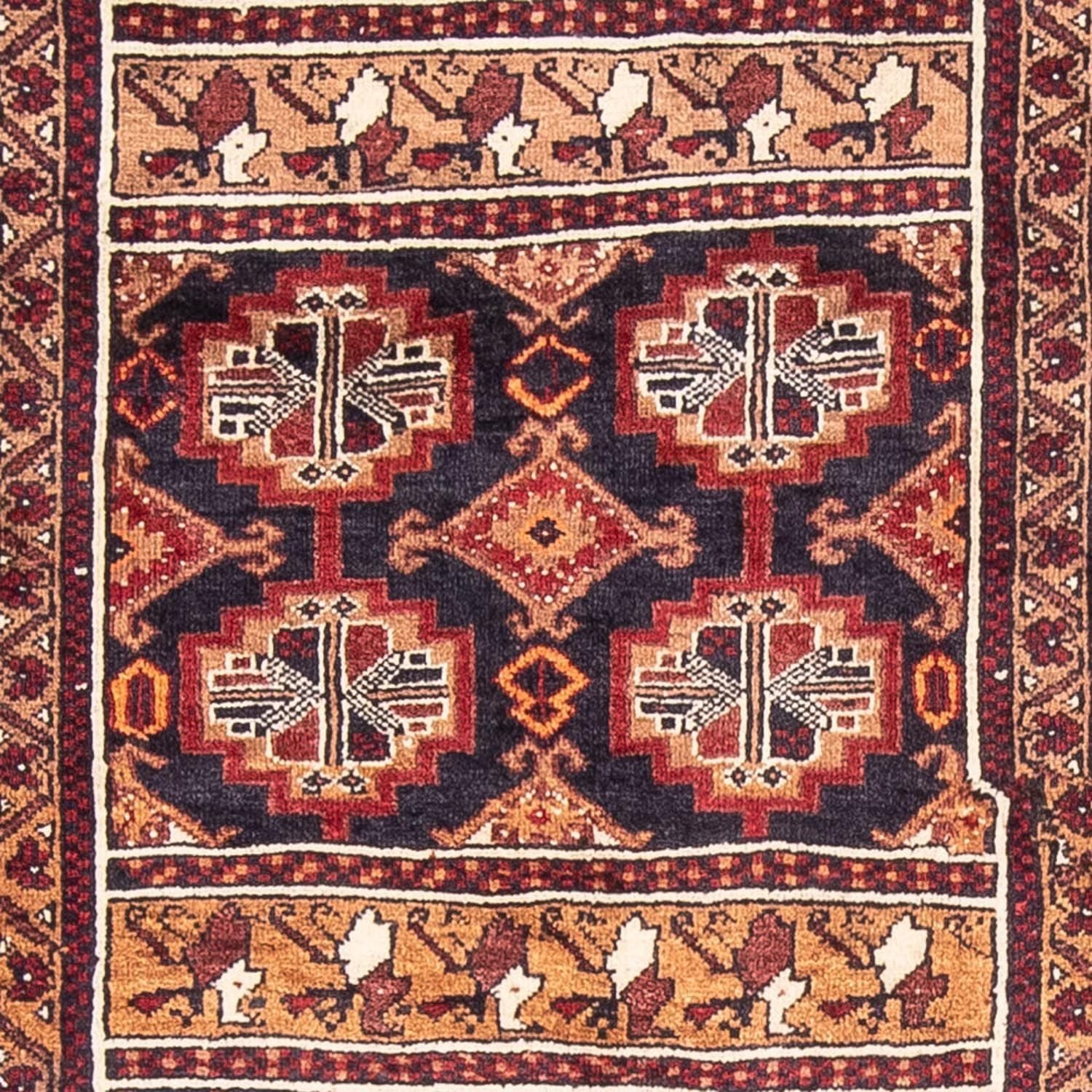 Alfombra de pasillo Alfombra Belutsch - 201 x 111 cm - multicolor