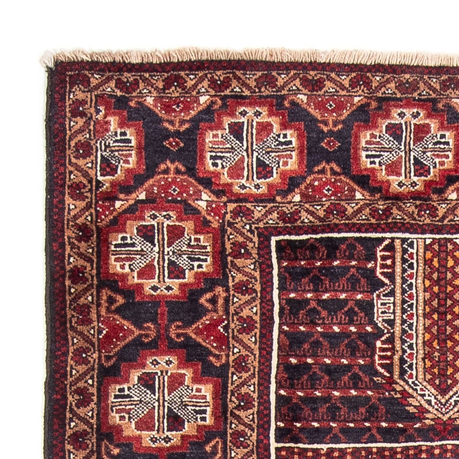 Alfombra de pasillo Alfombra Belutsch - 201 x 111 cm - multicolor
