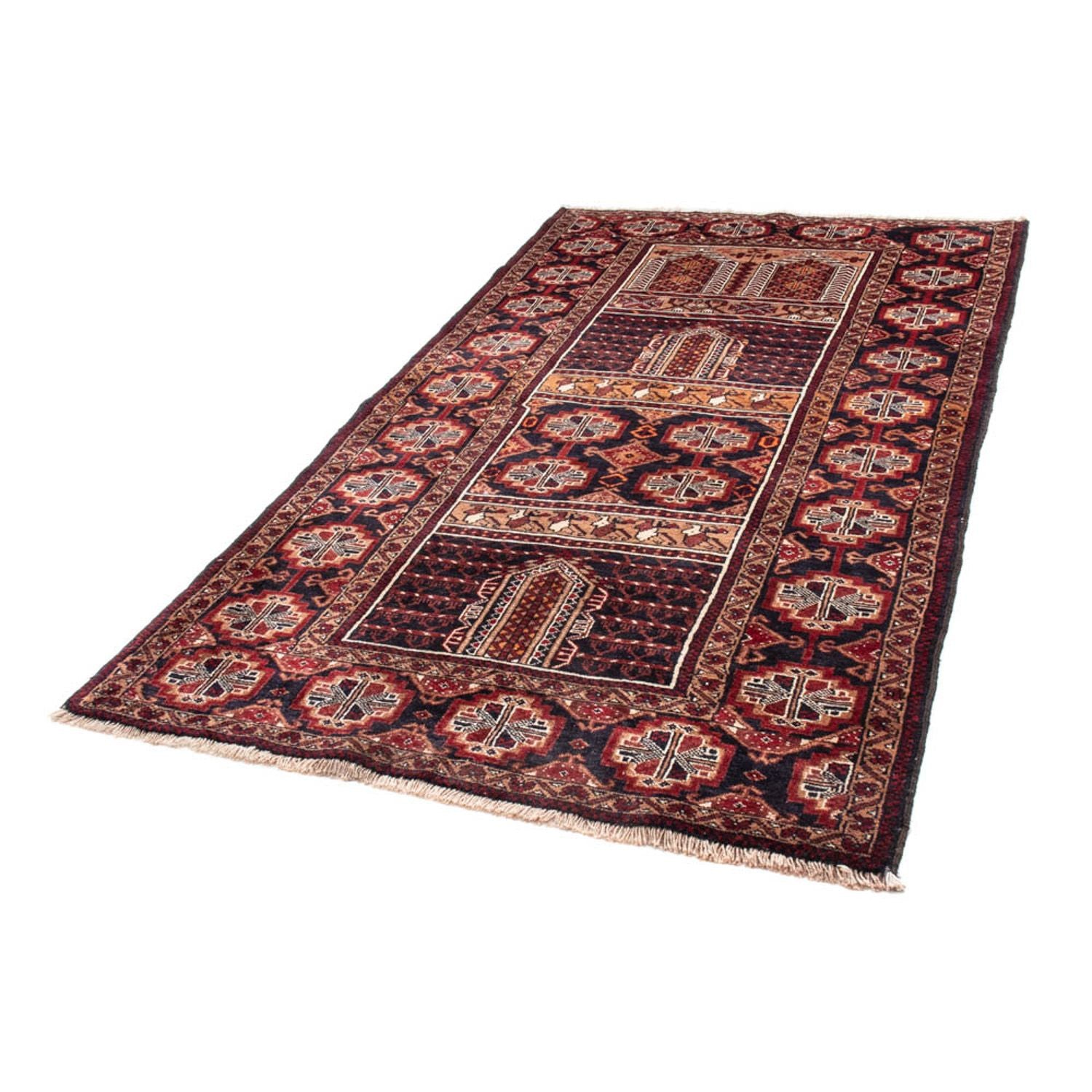 Alfombra de pasillo Alfombra Belutsch - 201 x 111 cm - multicolor