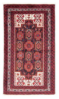Alfombra de pasillo Alfombra Belutsch - 194 x 110 cm - rojo