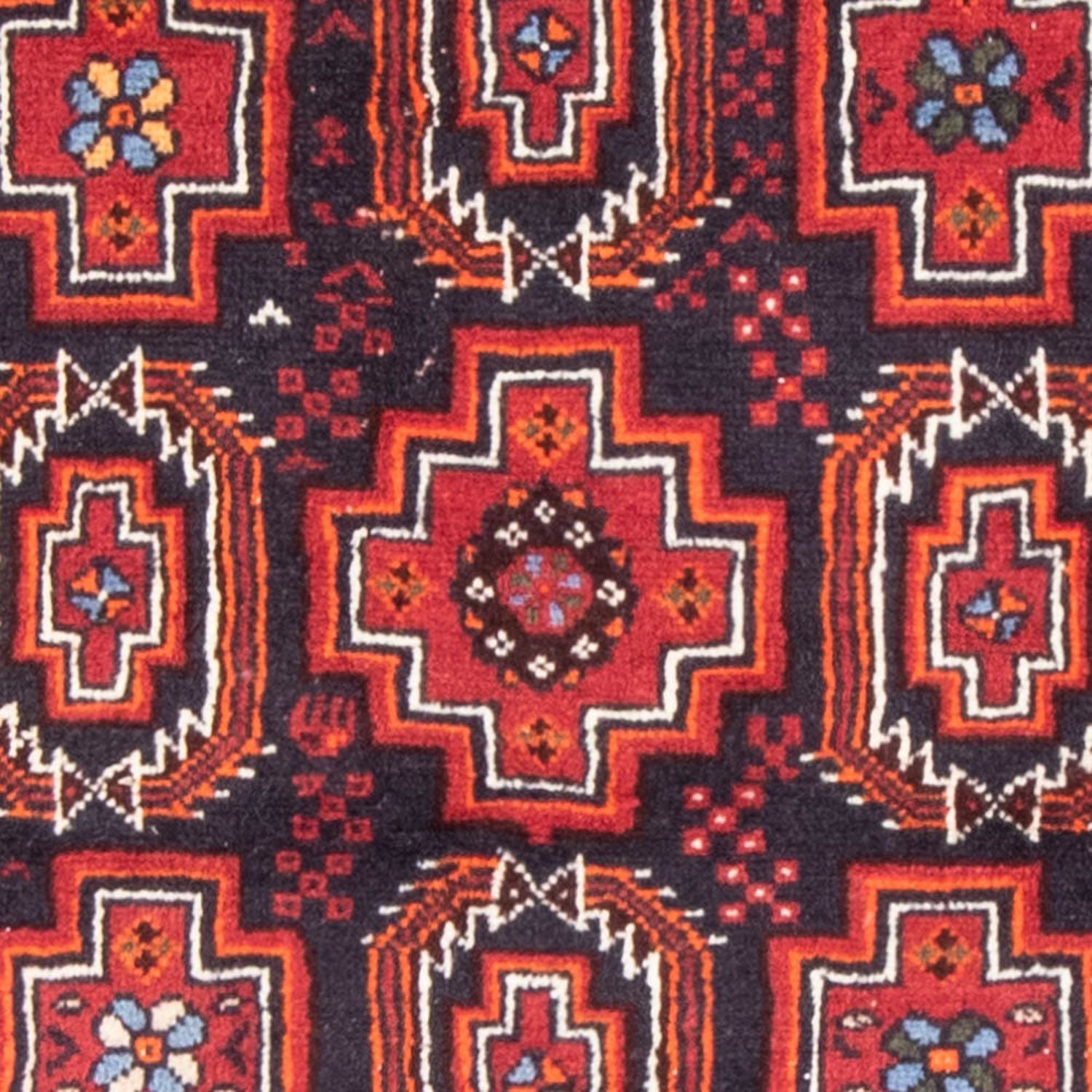 Alfombra de pasillo Alfombra Belutsch - 194 x 110 cm - rojo