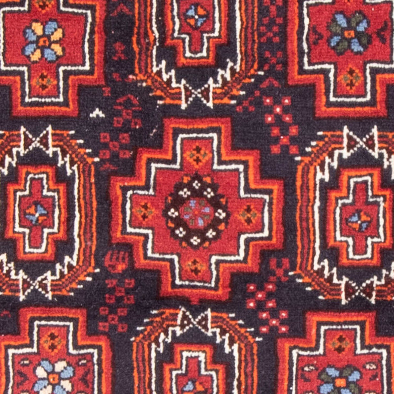 Alfombra de pasillo Alfombra Belutsch - 194 x 110 cm - rojo