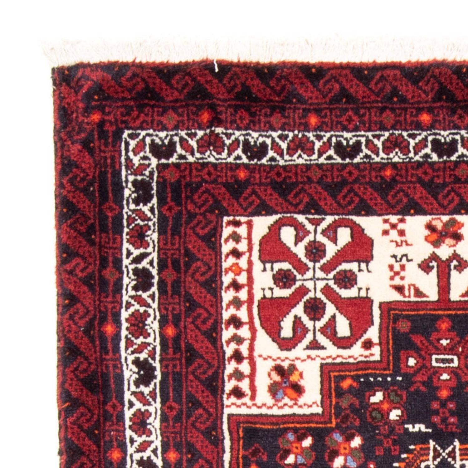 Alfombra de pasillo Alfombra Belutsch - 194 x 110 cm - rojo