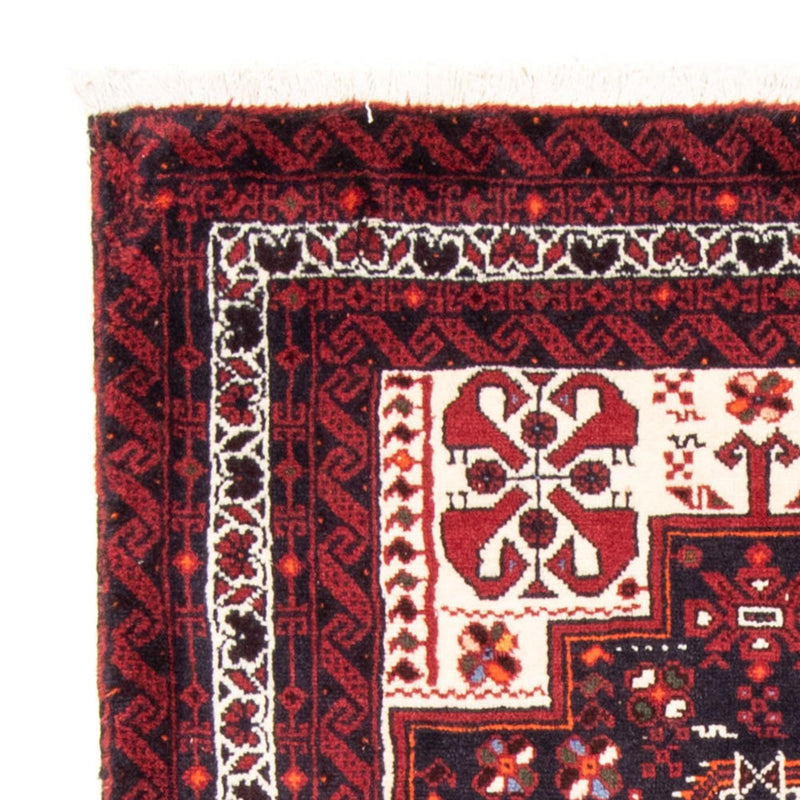 Alfombra de pasillo Alfombra Belutsch - 194 x 110 cm - rojo