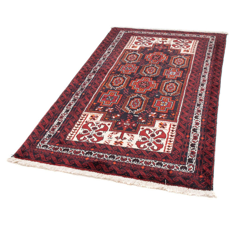 Alfombra de pasillo Alfombra Belutsch - 194 x 110 cm - rojo