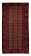 Alfombra de pasillo Alfombra Belutsch - 219 x 110 cm - rojo oscuro
