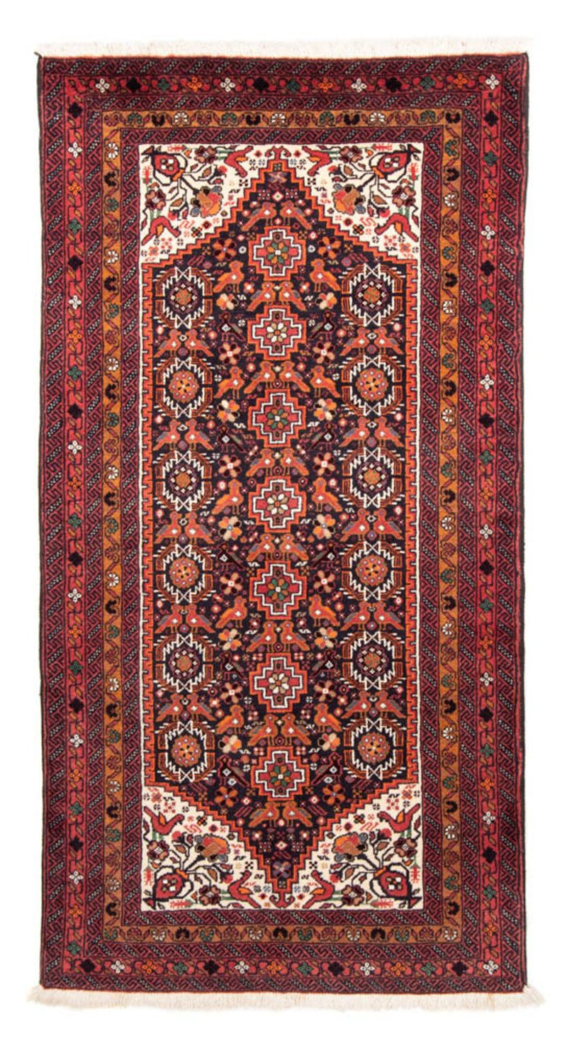 Alfombra de pasillo Alfombra Belutsch - 210 x 106 cm - rojo