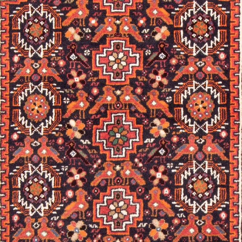 Alfombra de pasillo Alfombra Belutsch - 210 x 106 cm - rojo