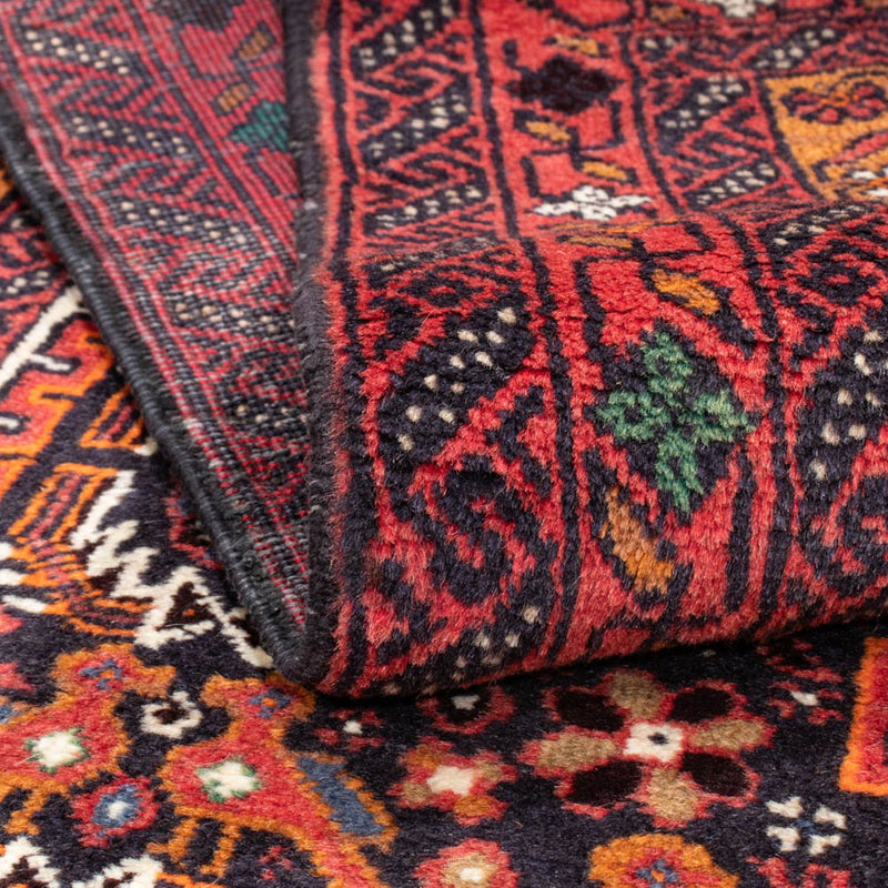 Alfombra de pasillo Alfombra Belutsch - 210 x 106 cm - rojo