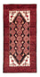 Alfombra de pasillo Alfombra Belutsch - 202 x 100 cm - rojo