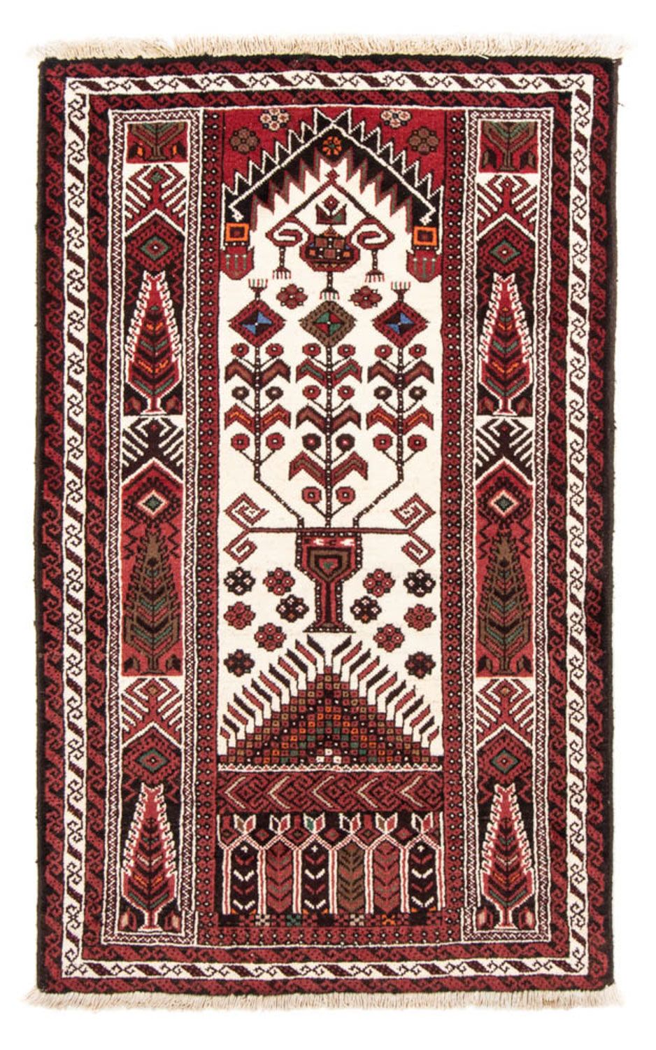 Alfombra de pasillo Alfombra Belutsch - 175 x 97 cm - beige